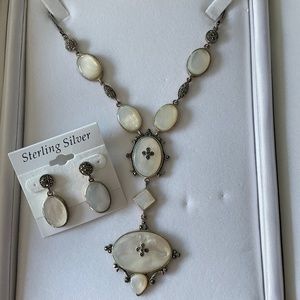 Necklace and earrings